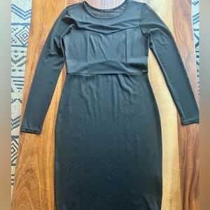 Forever 21 Sheer Paneled Dress